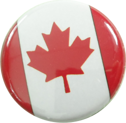 Kanada Flagge Button